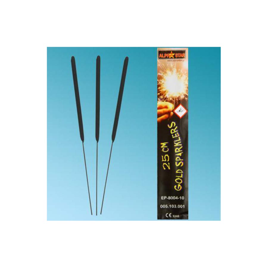 Πυρσοί τούρτας Sparklers 10" (10τεμ)