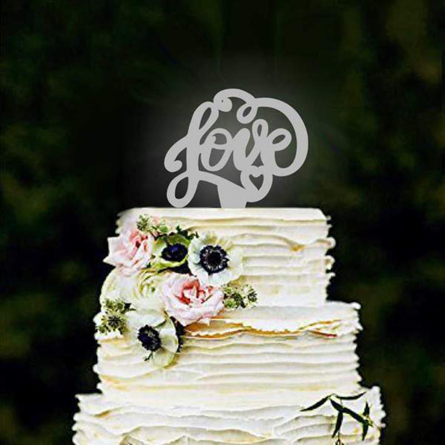Διακοσμητικό Topper Τούρτας "Love"