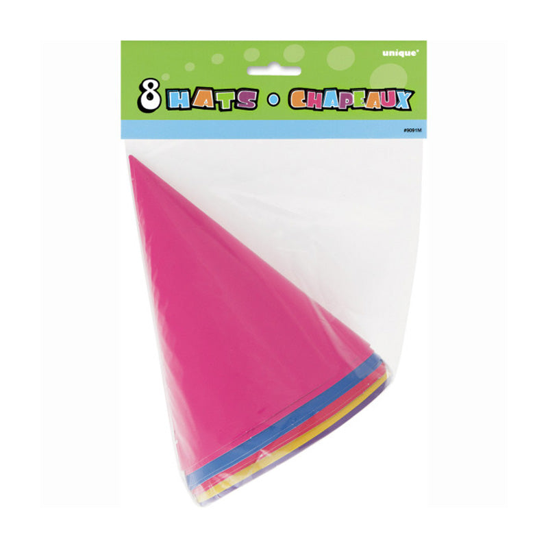 Χάρτινα καπελάκια για πάρτι πολύχρωμα