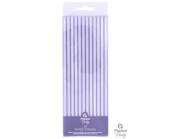 Χάρτινα καλαμάκια Ιριδίζοντα 24τεμ.