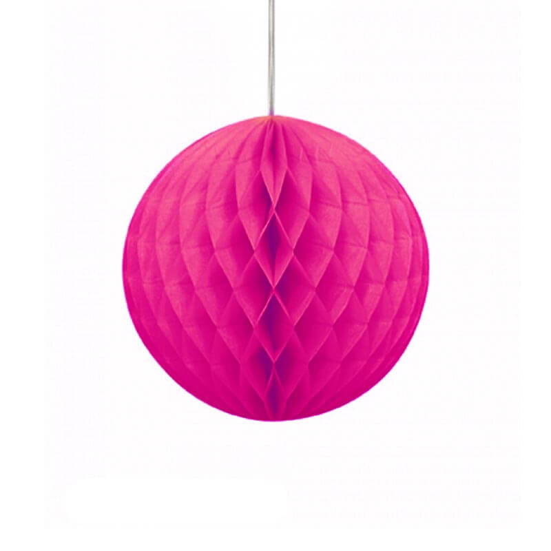 Μπάλα honeycomb σε φούξια χρώμα