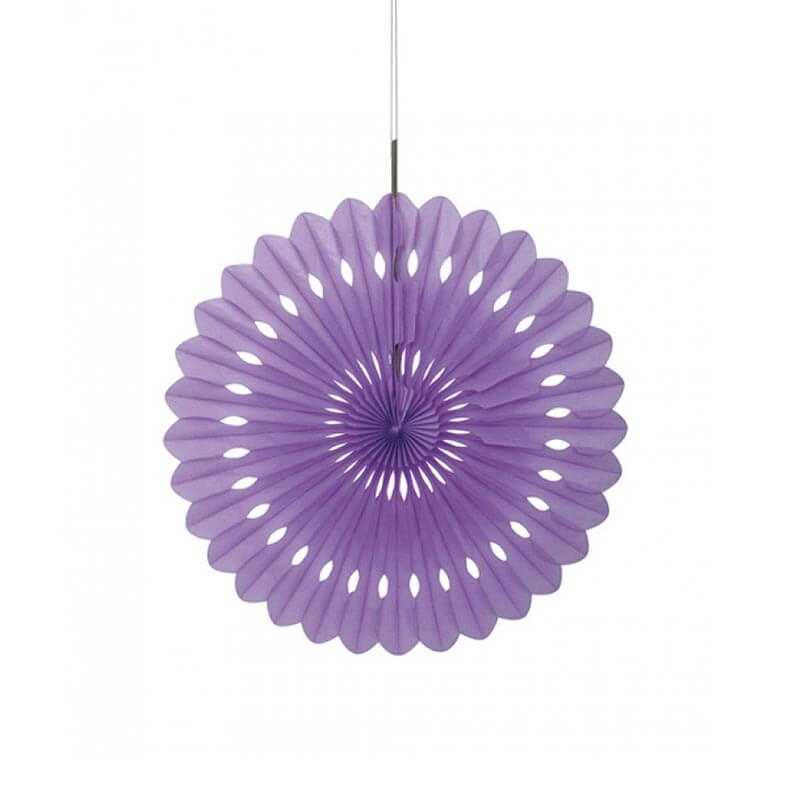 Διακοσμητική βεντάλια σε μωβ χρώμα