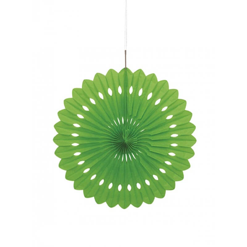 Διακοσμητική βεντάλια σε λαχανί χρώμα