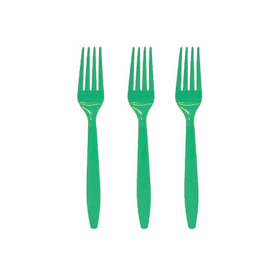 Πιρουνάκια πλαστικά τιρκουάζ 16τεμ