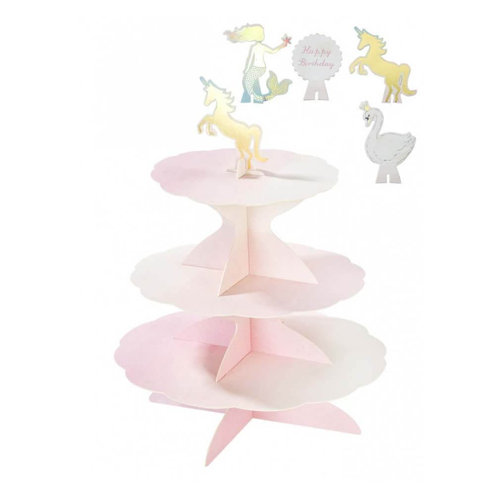 Σταντ γλυκών και φαγητών σε παστέλ χρώματα We Love Mermaids