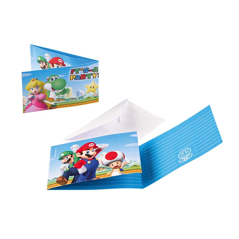 Πρόσκληση για Πάρτυ Super Mario 8 τεμ