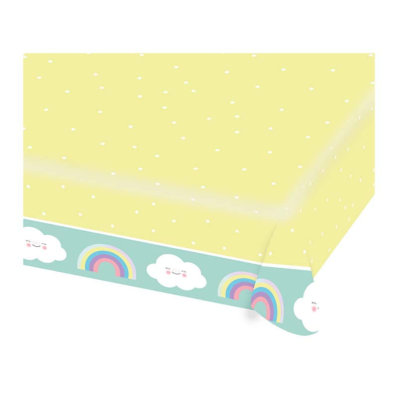Χάρτινο τραπεζομάντηλο Rainbow & Cloud