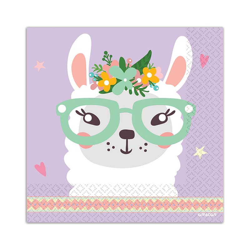 Μοβ χαρτομάντιλα με λάμα 33 εκ