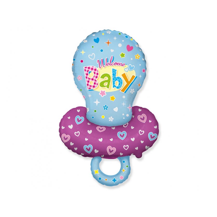 Μπαλόνι φόιλ πιπίλα γαλάζια 61εκ