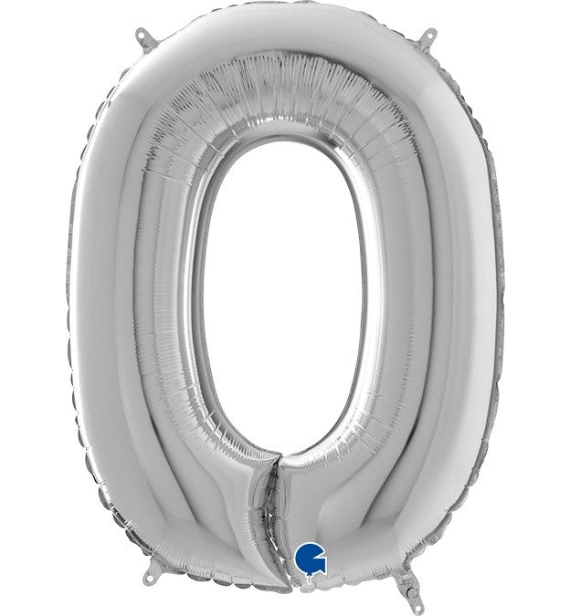 Μπαλόνι Φοιλ  Νούμερο 0 ασημί 66εκ.