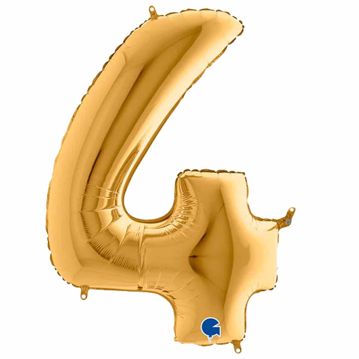 Μπαλόνι Φοιλ Νούμερο 4 χρυσό 102εκ.