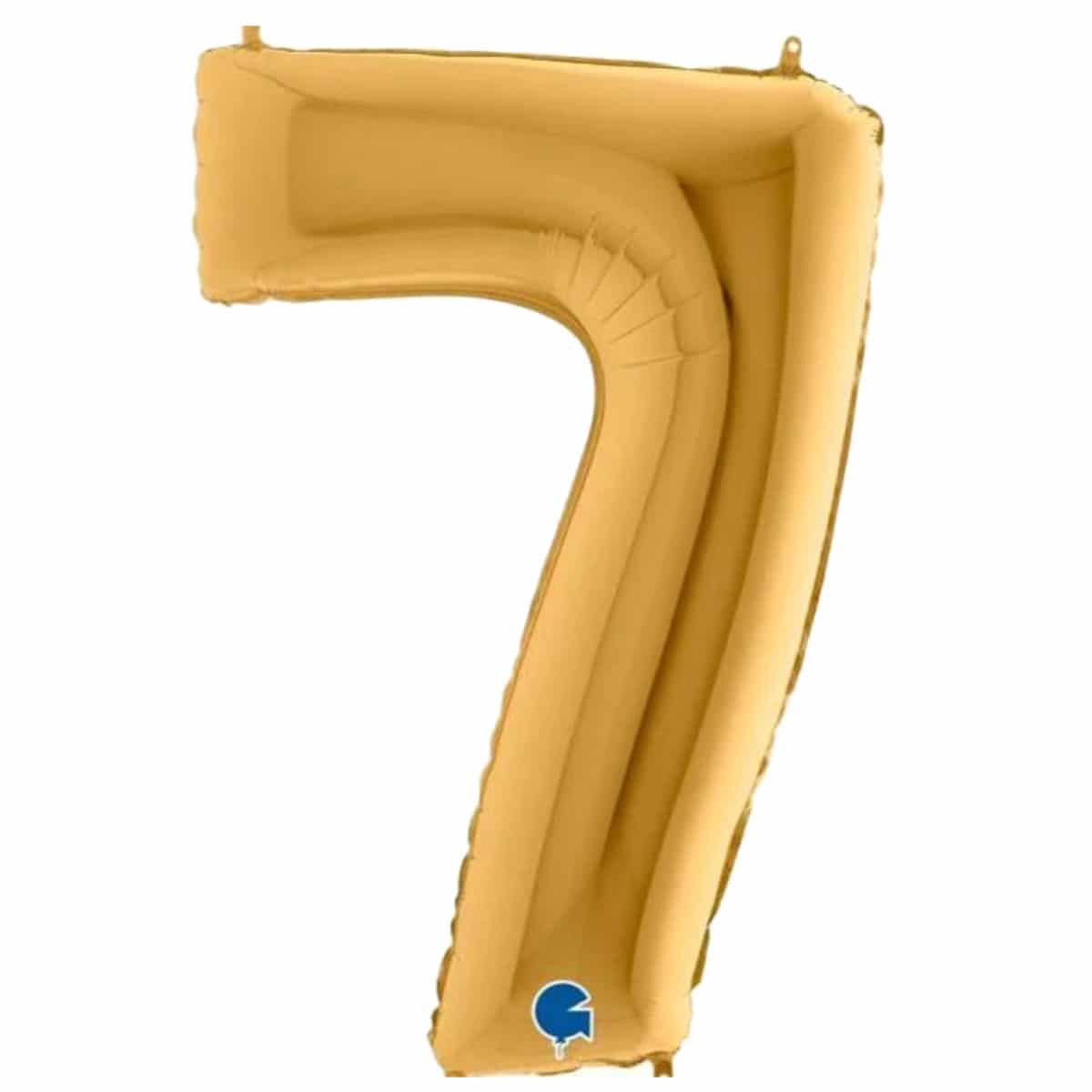 Μπαλόνι Φοιλ Νούμερο 7 χρυσό 102εκ.