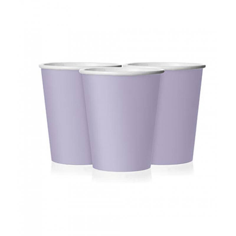 Ποτήρι χάρτινο σε λιλά χρώμα 9 εκ
