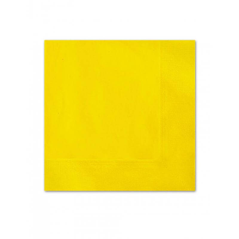 Χαρτοπετσέτες σε κίτρινο χρώμα