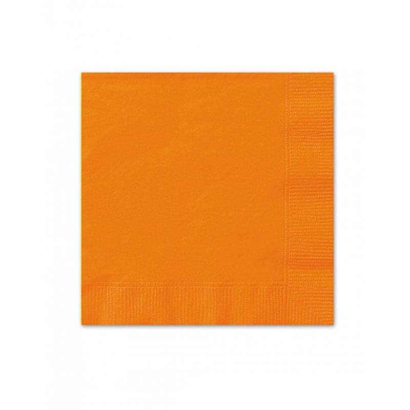 Χαρτοπετσέτες σε πορτοκαλί χρώμα