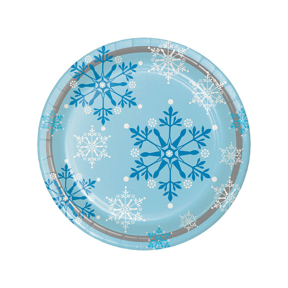 Πιάτα φαγητού Snow Princess 23εκ 8τεμ