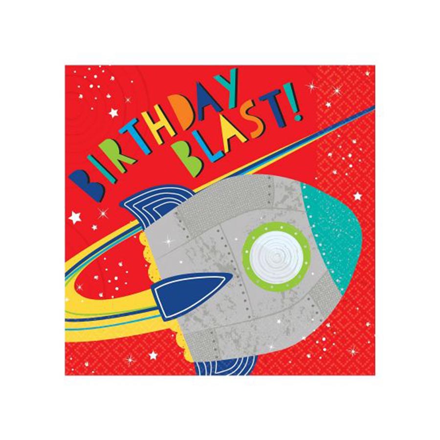 Χαρτοπετσέτες φαγητού Μικρός Αστροναύτης 33εκ 16τεμ