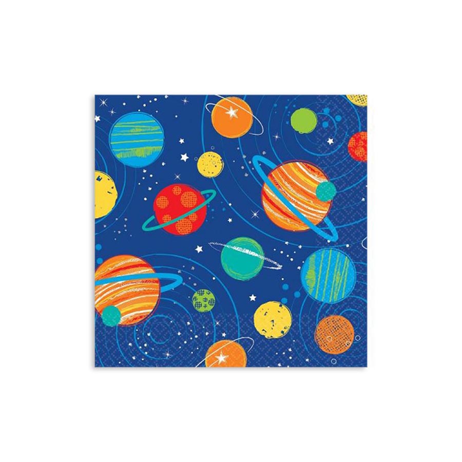 Χαρτοπετσέτες γλυκού ταξίδι στο διάστημα 25εκ 16τεμ