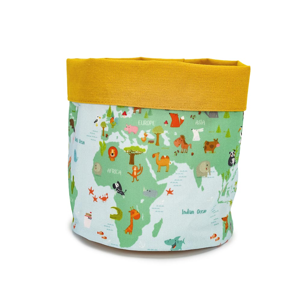 Υφασμάτινο κασπώ με χάρτη 15x20εκ