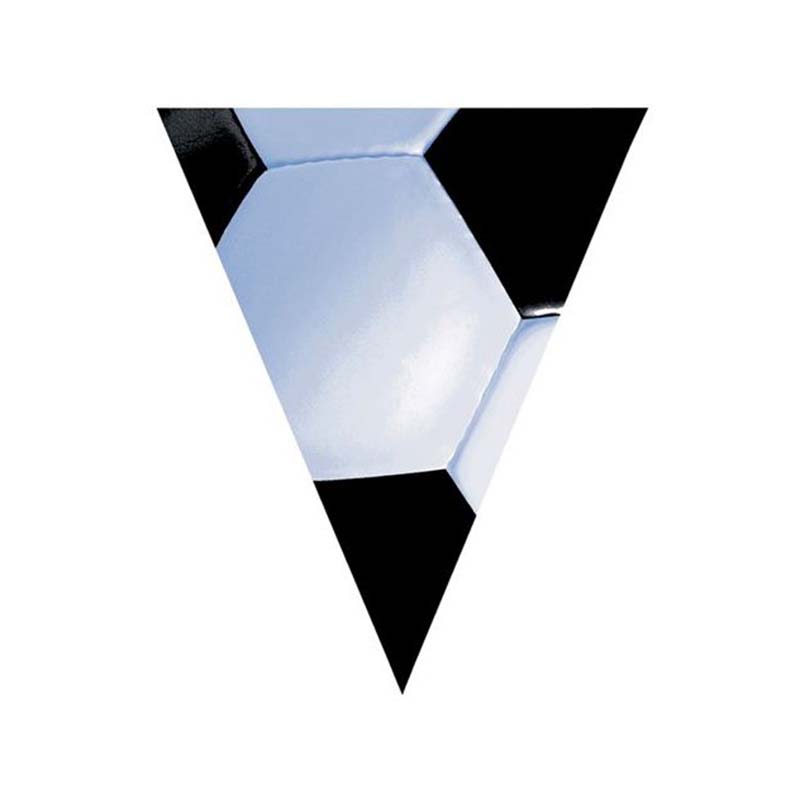 Γιρλάντα με σημαιάκια με θέμα μπάλα ποδοσφαίρου