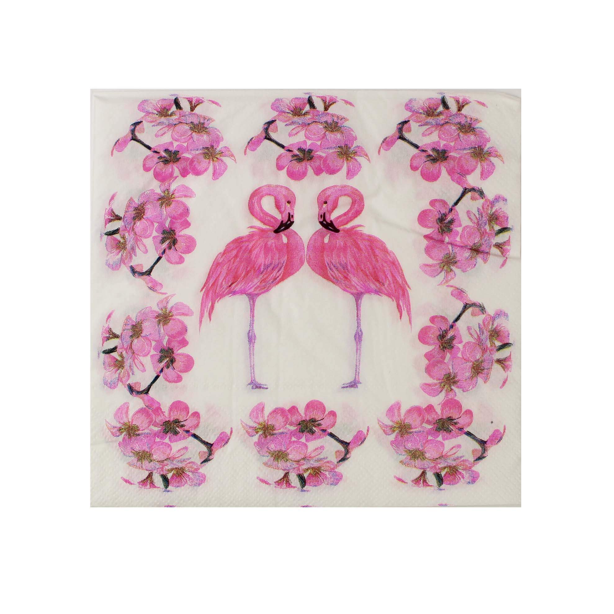 Χαρτοπετσέτα με θέμα φλαμίνγκο 20τεμ./πακ.