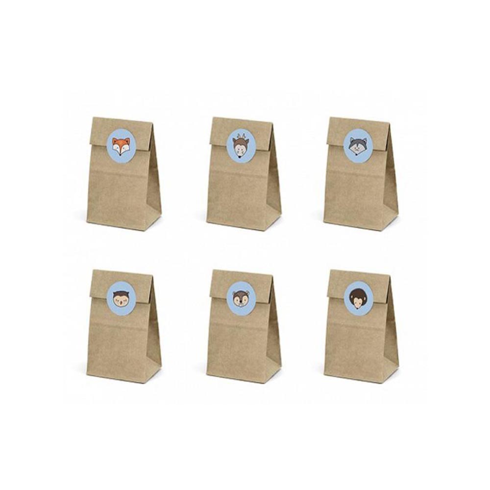 Σακουλάκια δώρων Woodland 8x18x6εκ 6τεμ