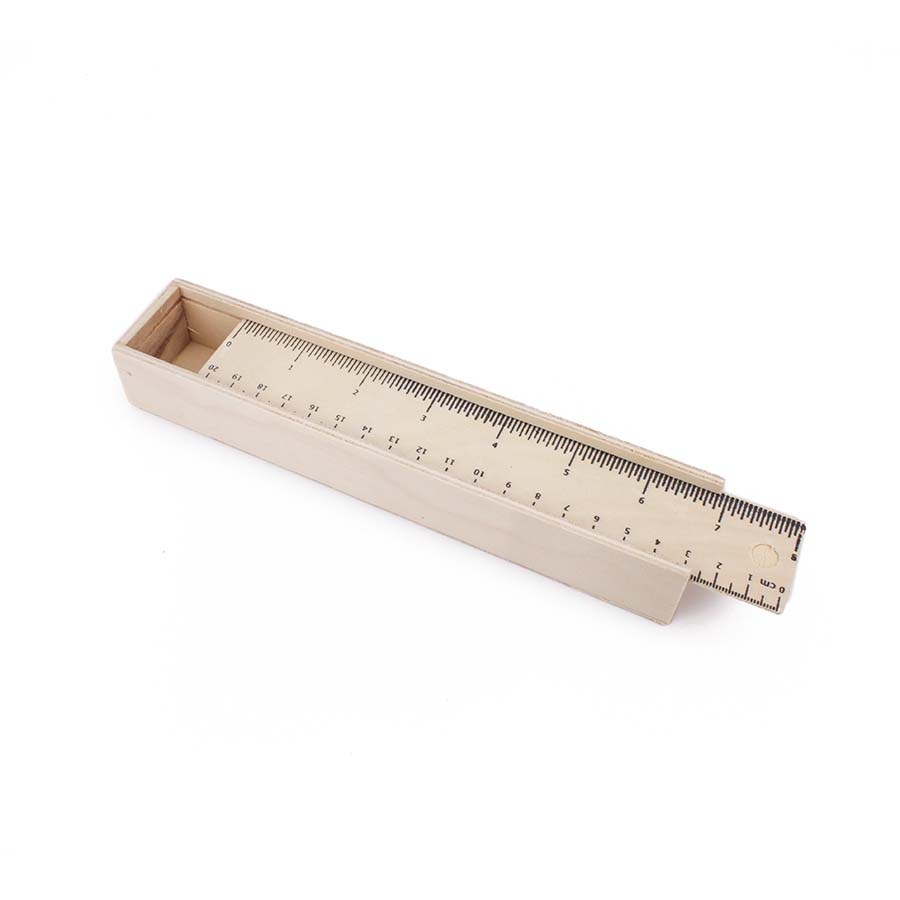 Δωράκια για Παιδικό Πάρτυ Ξύλινη Μολυβοθήκη Χάρακας