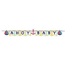 Γιρλάντα γράμματα Ahoy Baby 170εκ.