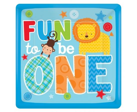 Πιάτα φαγητού One Wild Boy 8τεμ.