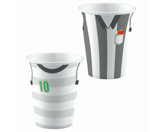 Χάρτινα ποτήρια ποδόσφαιρο 250ml 8τεμ.