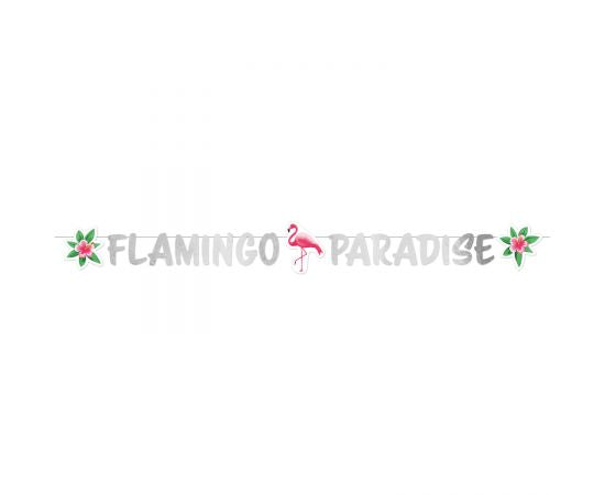Γιρλάντα γράμματα Flamingo Paradise 135εκ.