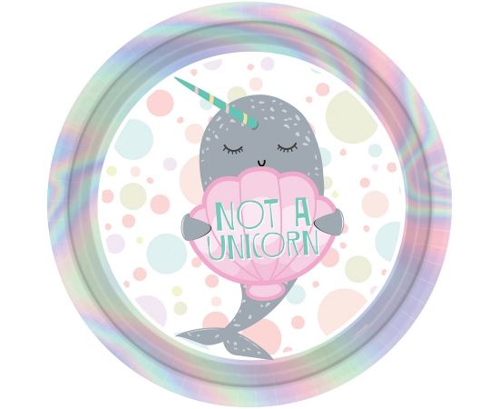 Πιάτα φαγητού Narwhal 8τεμ.