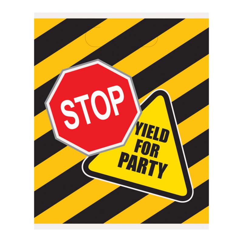 Πλαστικό σακουλάκια δώρου σε θέμα Construction