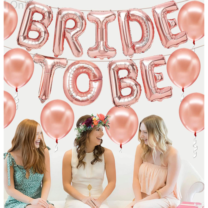 Μπαλόνι για Βachelorette Party "Bride to Be" Rose Gold 1 τεμ