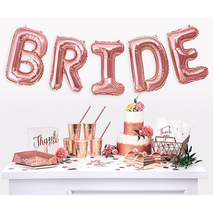 Μπαλόνι για Βachelorette Party "Bride to Be" Rose Gold 1 τεμ