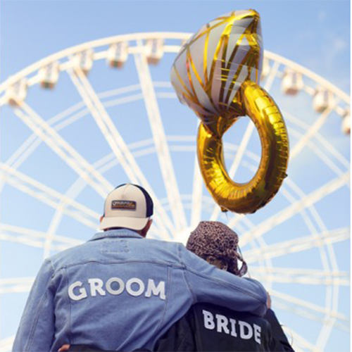 Μπαλόνι Δαχτυλίδι Μονόπετρο Χρυσό 1 τεμ