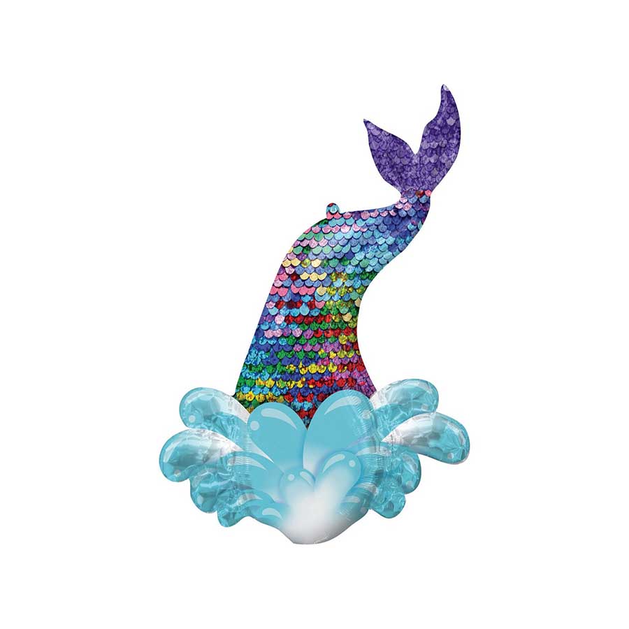 Μπαλόνια φόιλ με σχήμα ουρά γοργόνας