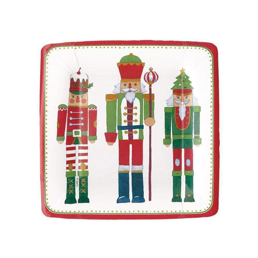 Χάρτινο πιάτο μεγάλο Καρυοθραύστες 18εκ 8τεμ