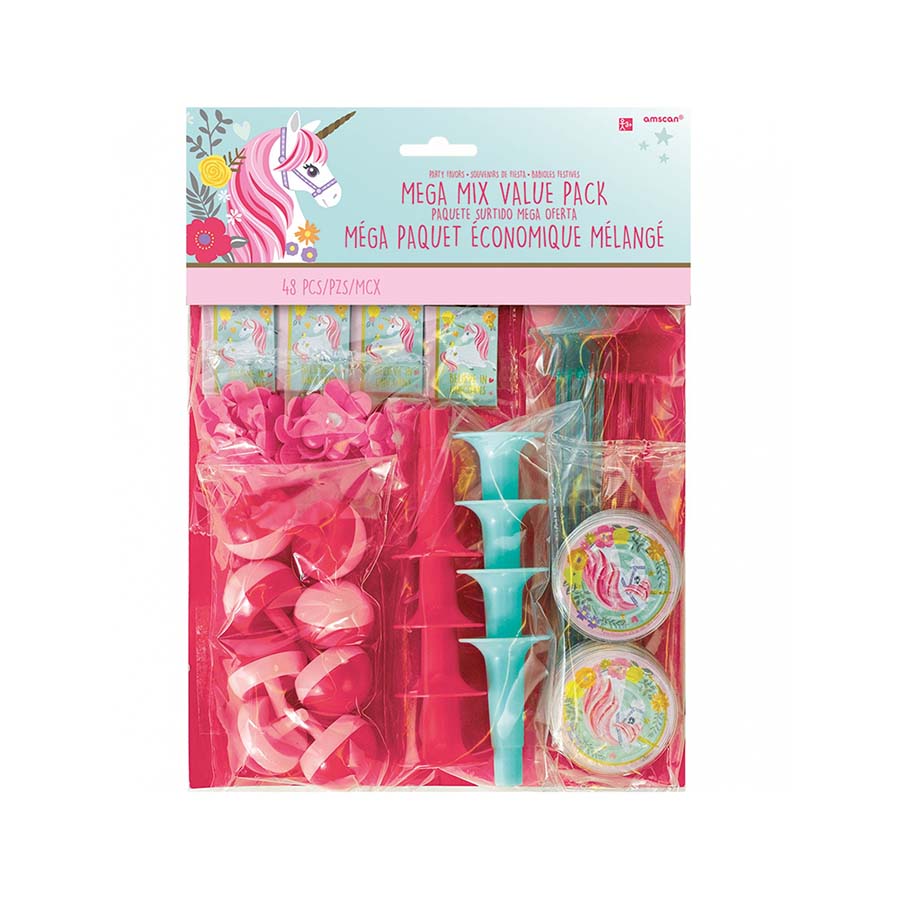 Πακέτο 48 δωράκια με θέμα μονόκερος