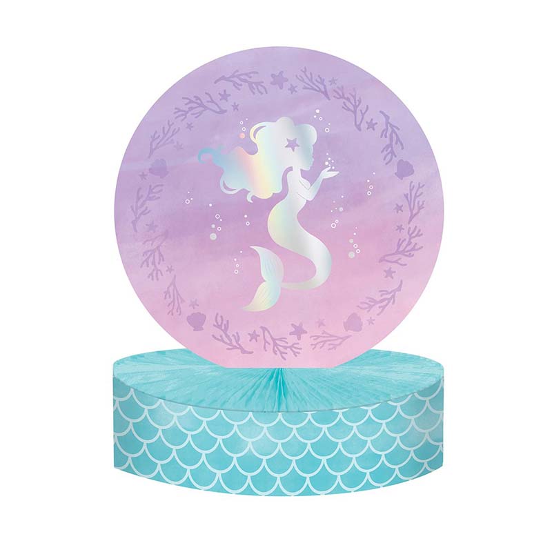 Διακοσμητικό τραπεζιού με ιριδίζον γοργόνα