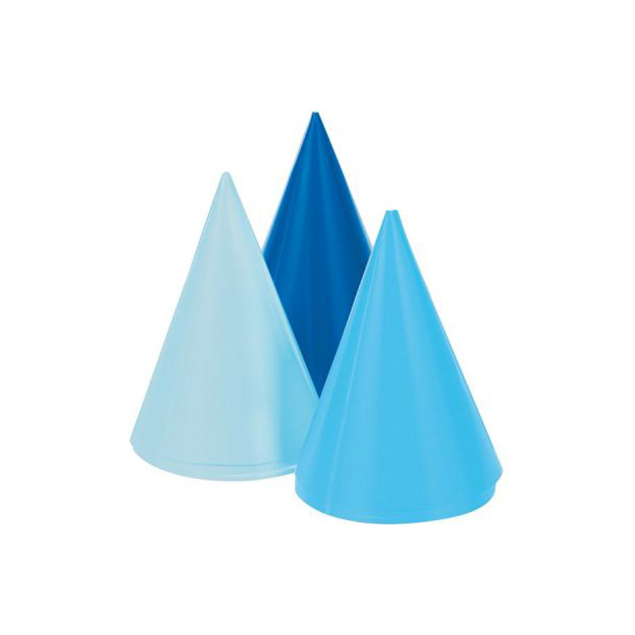 Χάρτινα καπελάκια Mini Blue 6τεμ