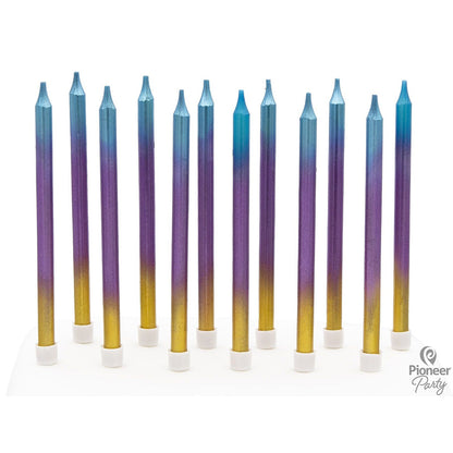 Κεριά Rainbow Ombre 11.5εκ