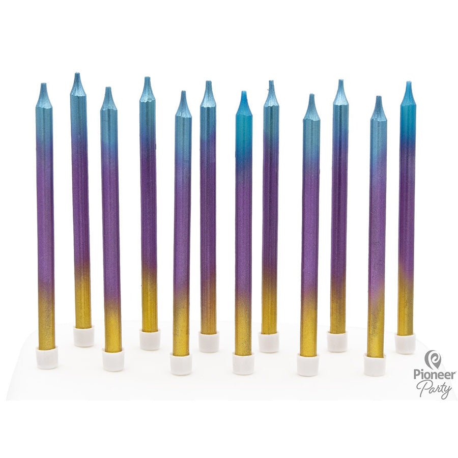 Κεριά Rainbow Ombre 11.5εκ