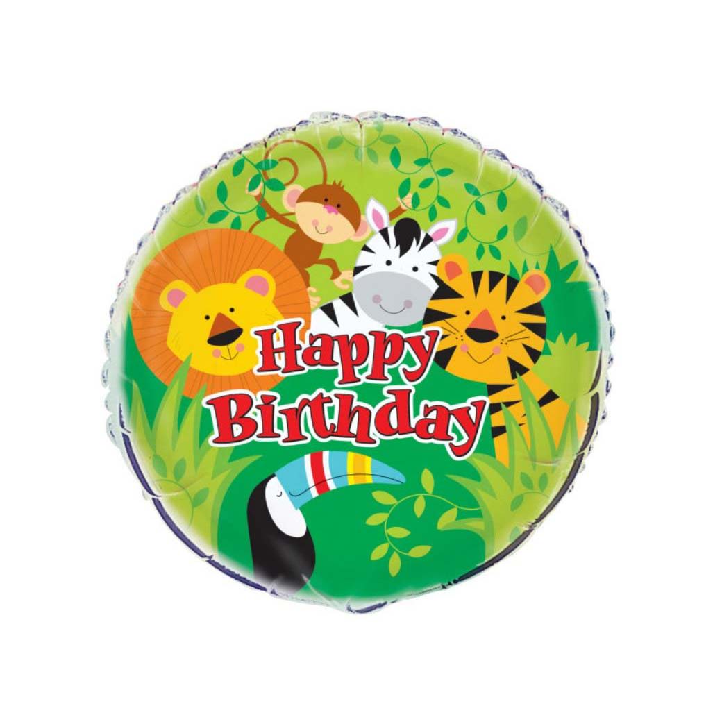 Μπαλόνι φοιλ Jungle Animals 45εκ.
