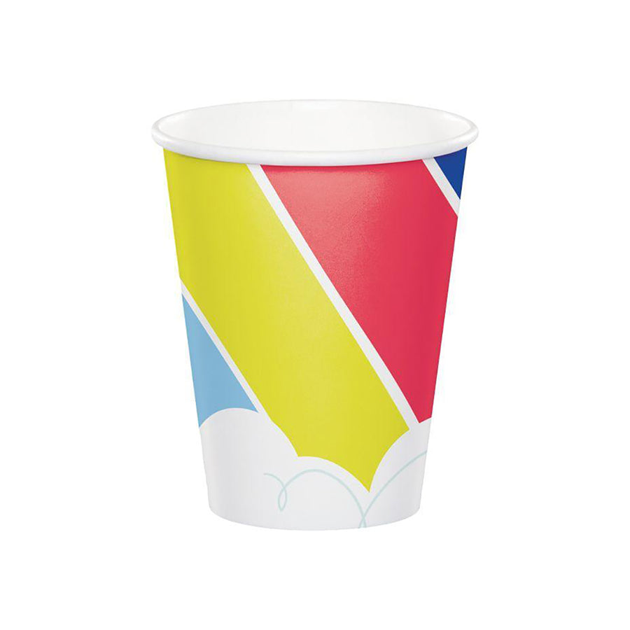 Χάρτινα ποτήρια Over the Rainbow 8τεμ