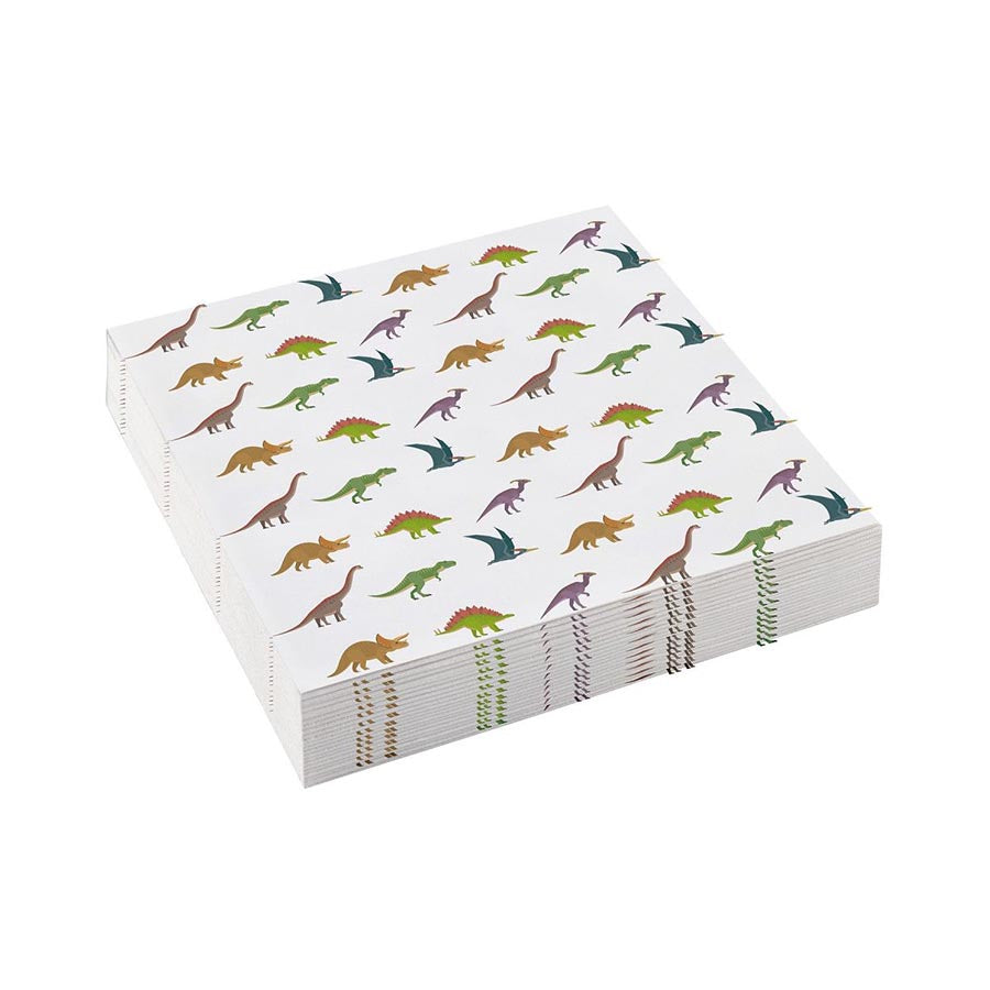 Χαρτοπετσέτες γλυκού Happy Dinosaur 20τεμ 12x12εκ