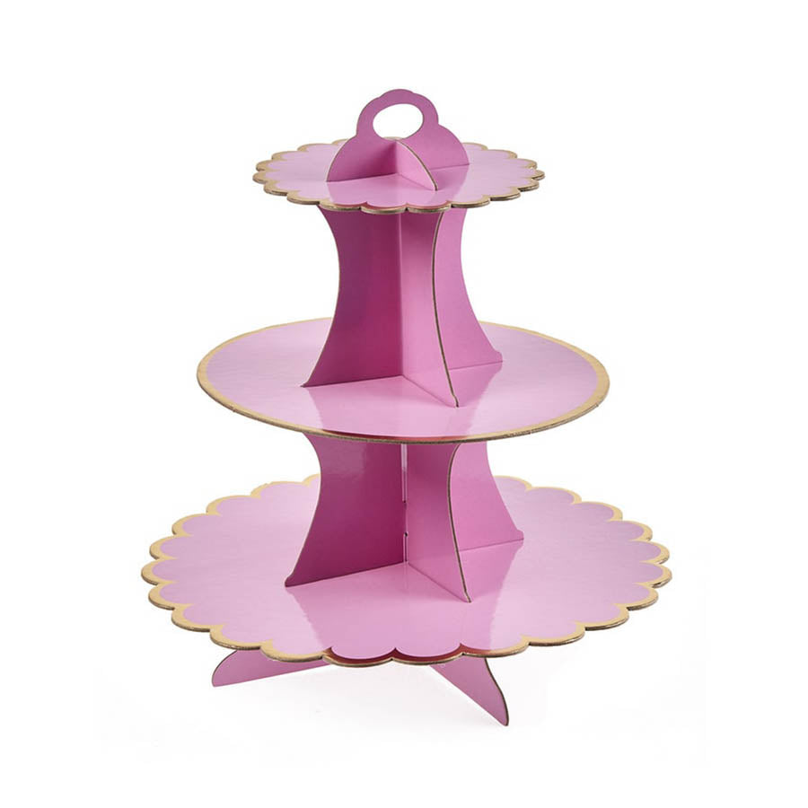 Σταντ για cupcakes ροζ χρυσό