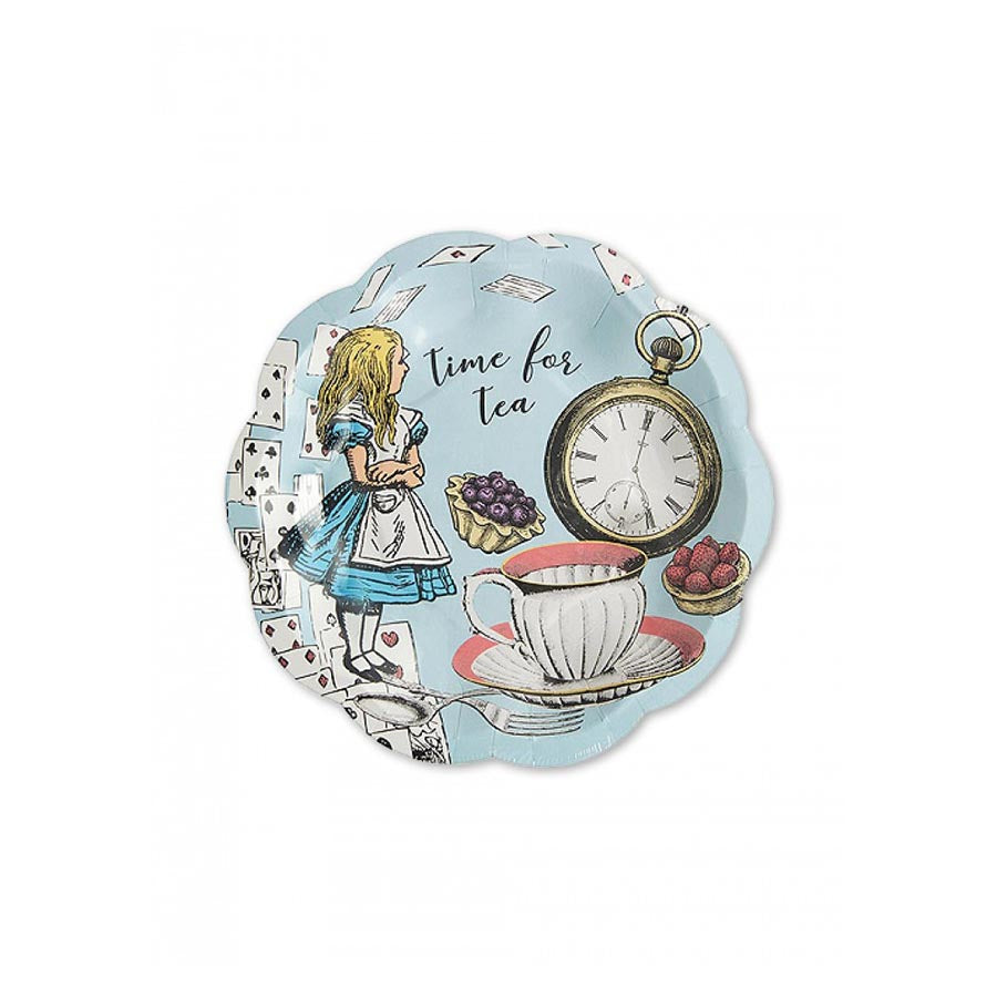 Χάρτινο πιάτο γλυκού Truly Alice 12τεμ