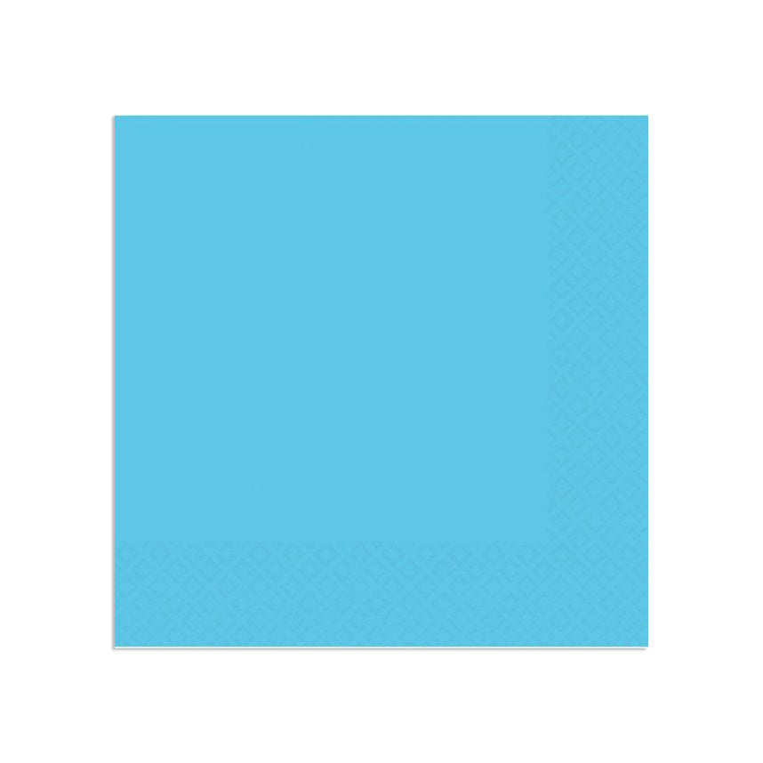 Χαρτοπετσέτες φαγητού τυρκουάζ 20τεμ