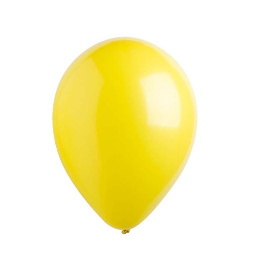 Μπαλόνι λάτεξ κίτρινο 30εκ 10τεμ